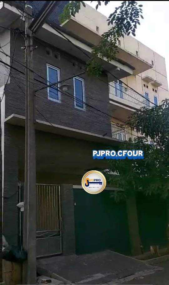 Dijual Rumah Kantor Gudang Pabrik 4 Lantai SHM di Harapan Indah
