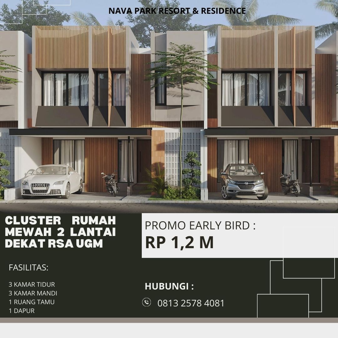 PROMO Hunian Mewah 2 Lantai dekat RSA UGM