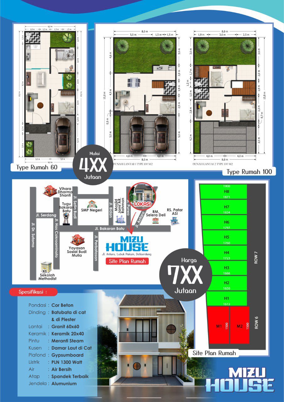 Perumahan baru dilubuk pakam kualitas mewah