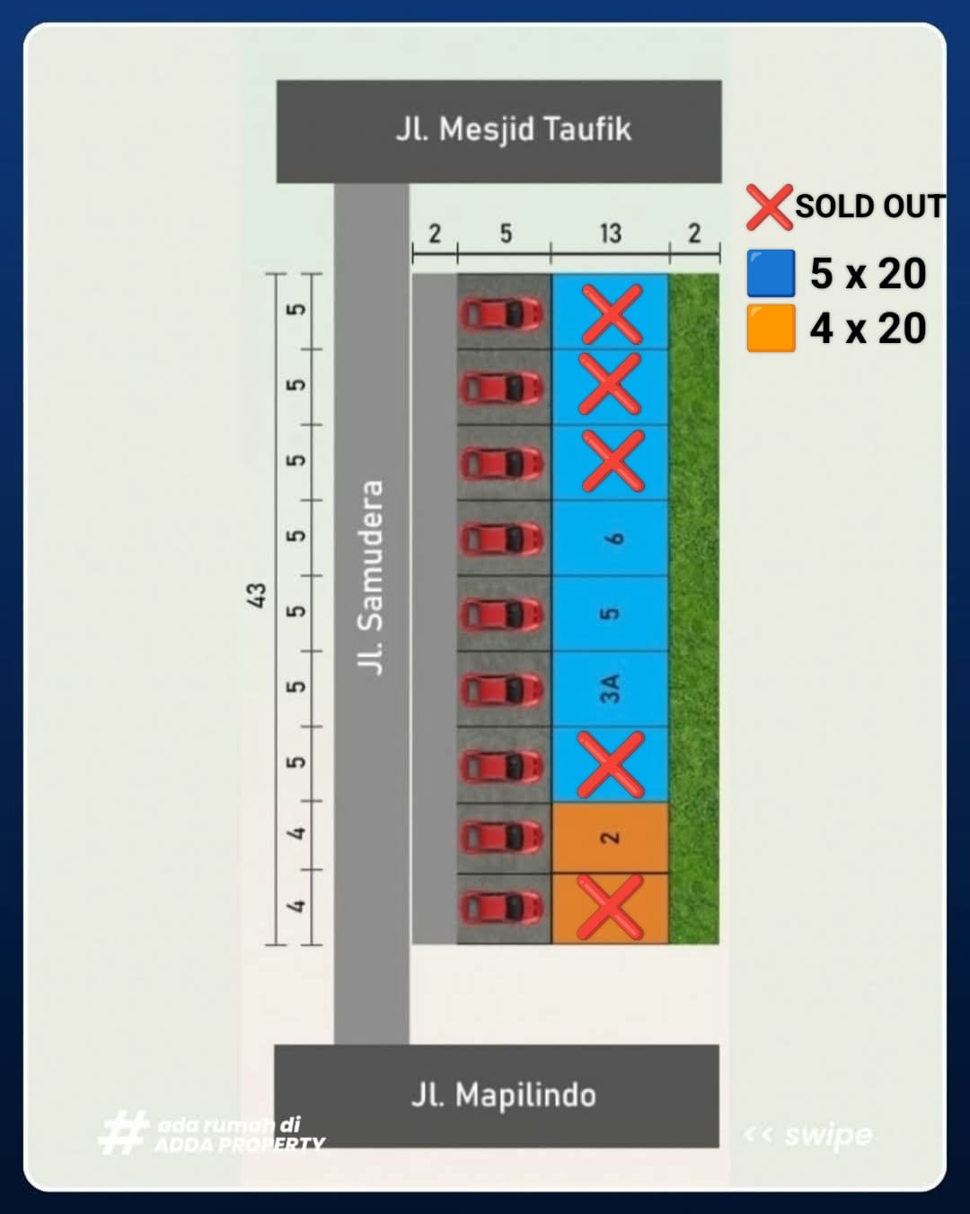 Hunian baru dekat ke UNIMED dikawasan krakatau