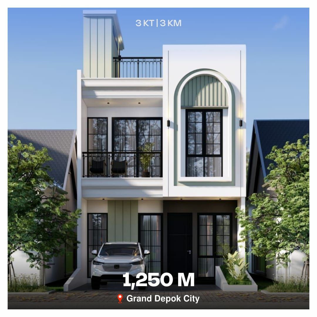 Rumah mewah area Grand Depok City dekat alun-alun