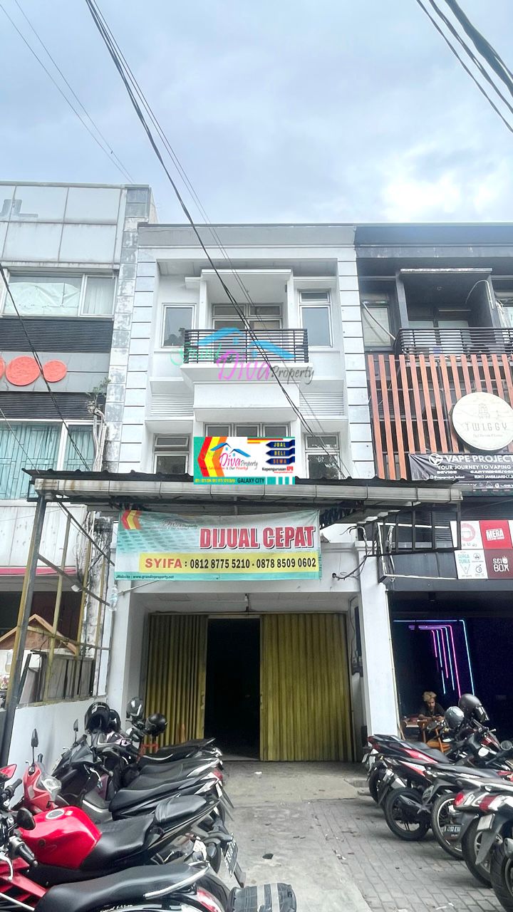 RUKO DI JALAN UTAMA PULO RIBUNG GALAXY DI DEPAN KECAMATAN