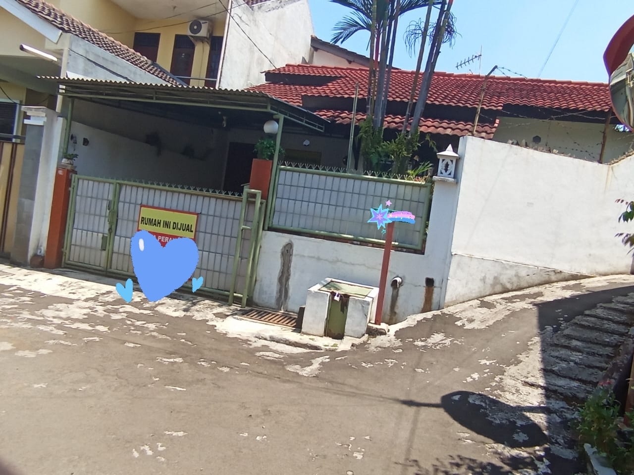 Rumah dan Tanah 327 m2 Secondary sekitar Tanah Baru Depok