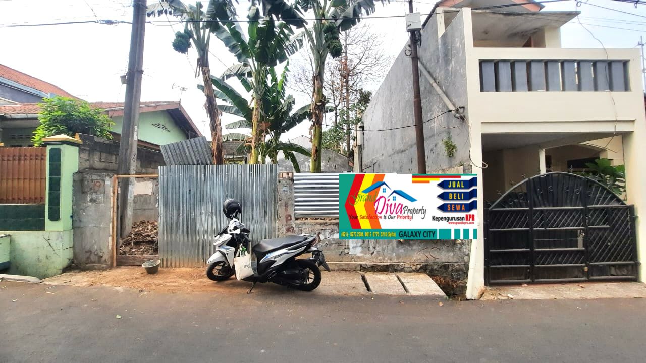 TANAH KEBUN / BEKAS KANTOR MARKETING DI DEPAN PASAR JATI ASIH BE