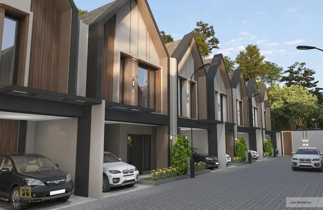 rumah 2 lantai dengan kavling luas kualitas mewah di sm raja