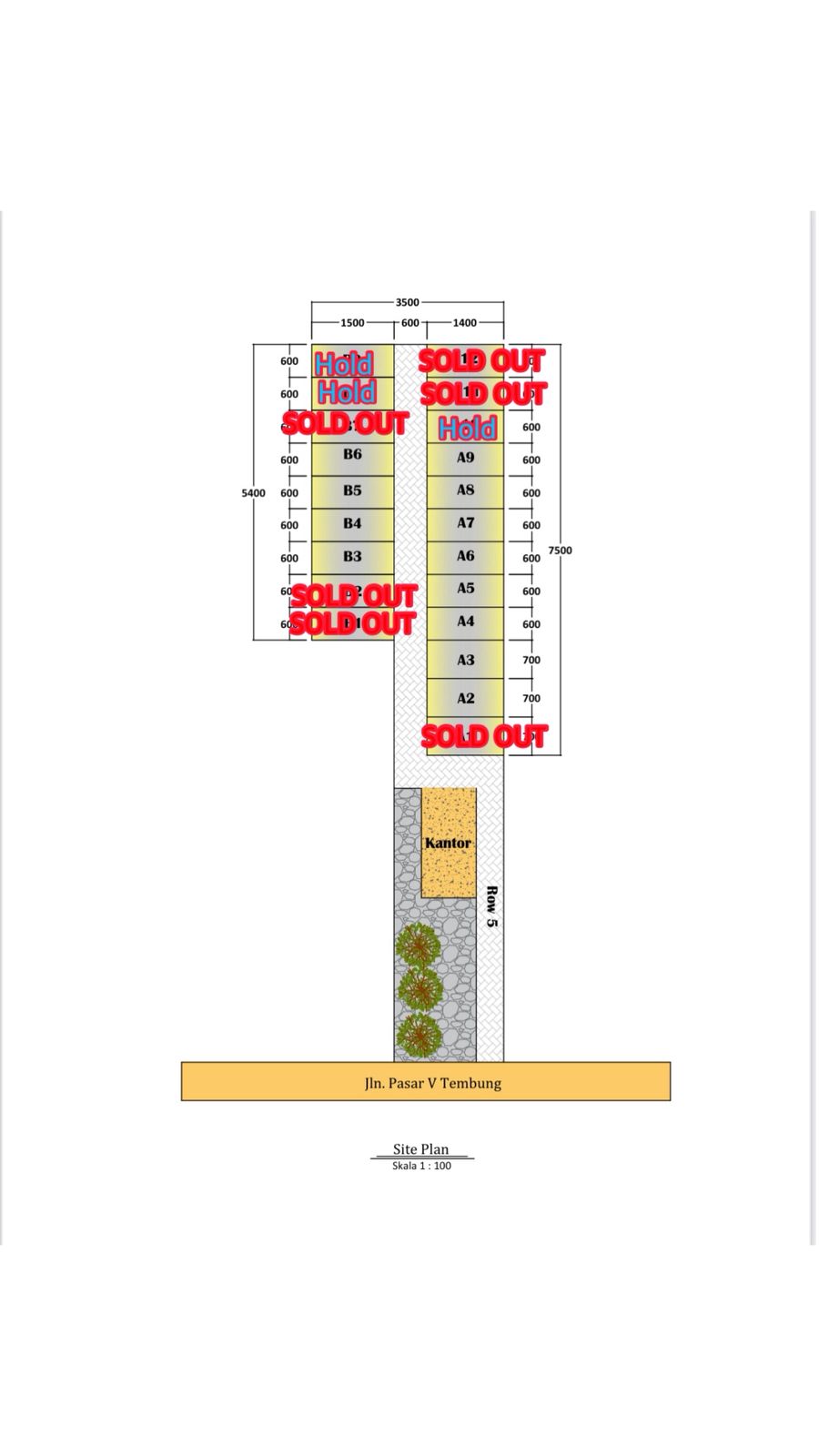 rumah siap huni didalam komplek ditembung pasar 5