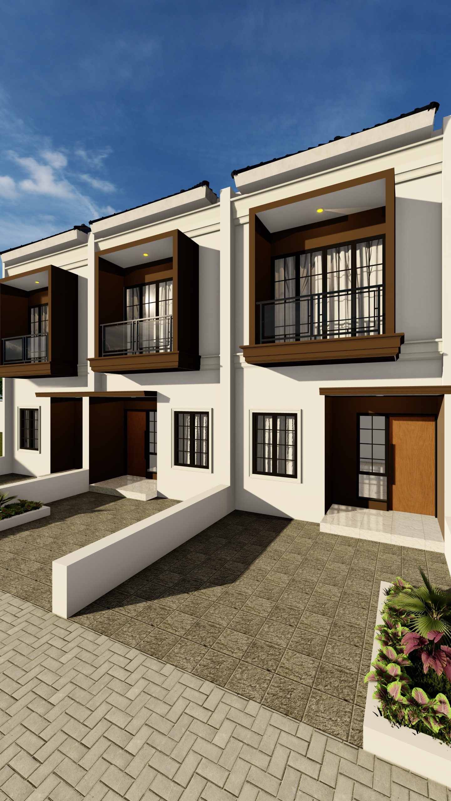 rumah 2 lantai dekat simpang 4 krakatau cemara