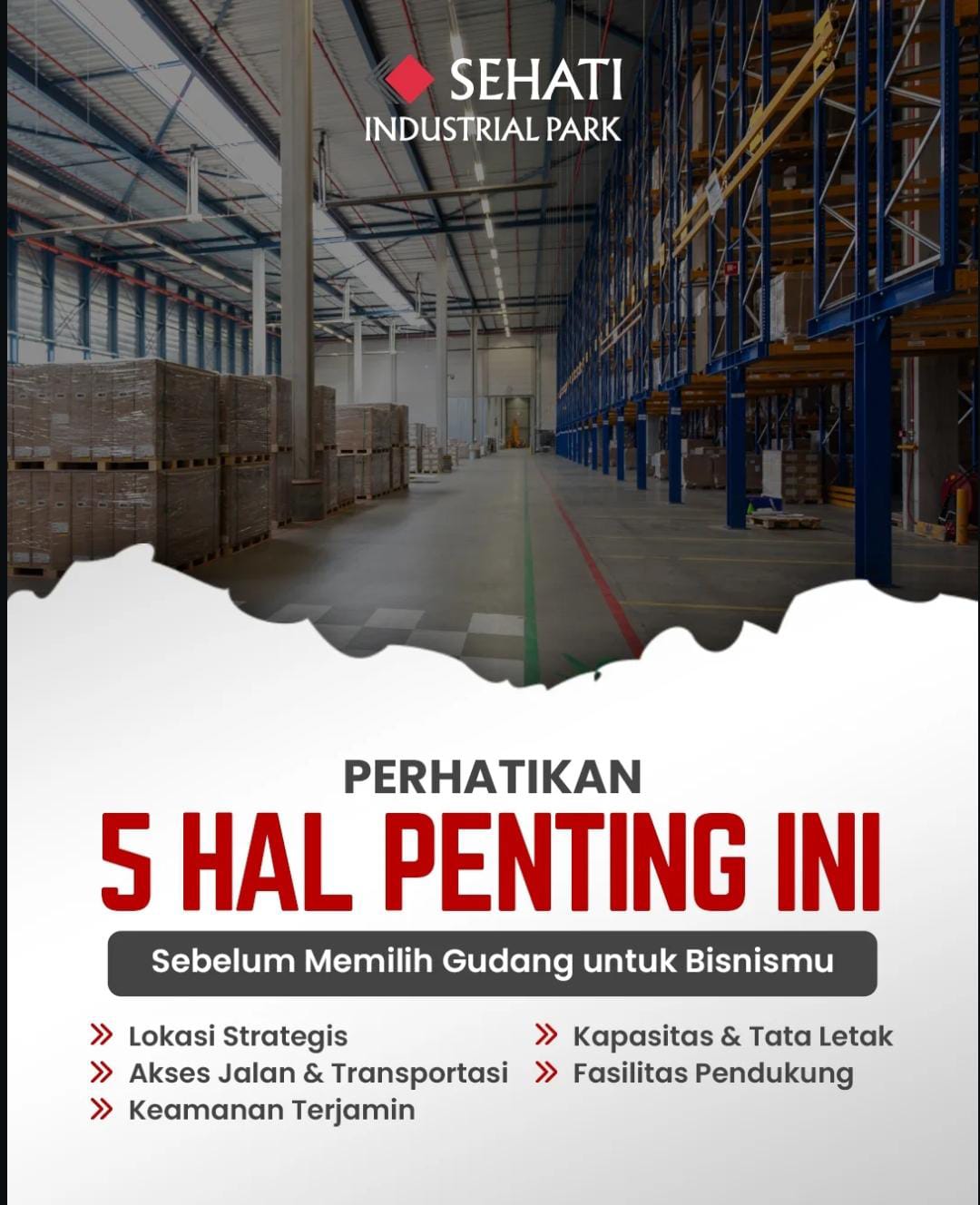 Dijual Gudang Sehati Industrial Park di Jl.Raya Pilang, Ketimang