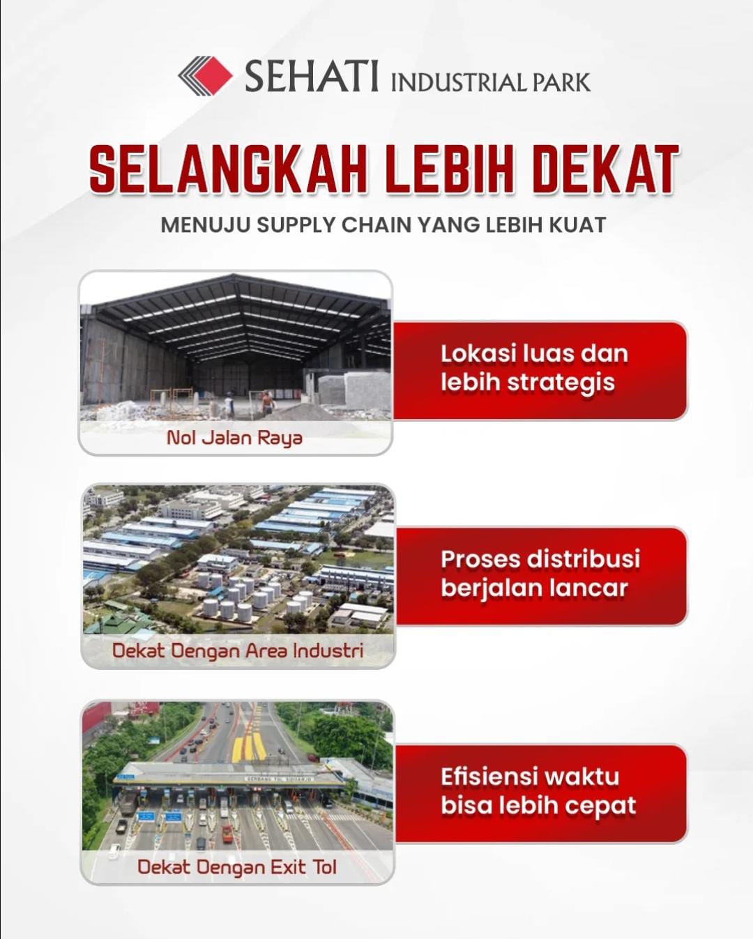 Dijual Gudang Sehati Industrial Park di Jl.Raya Pilang, Ketimang