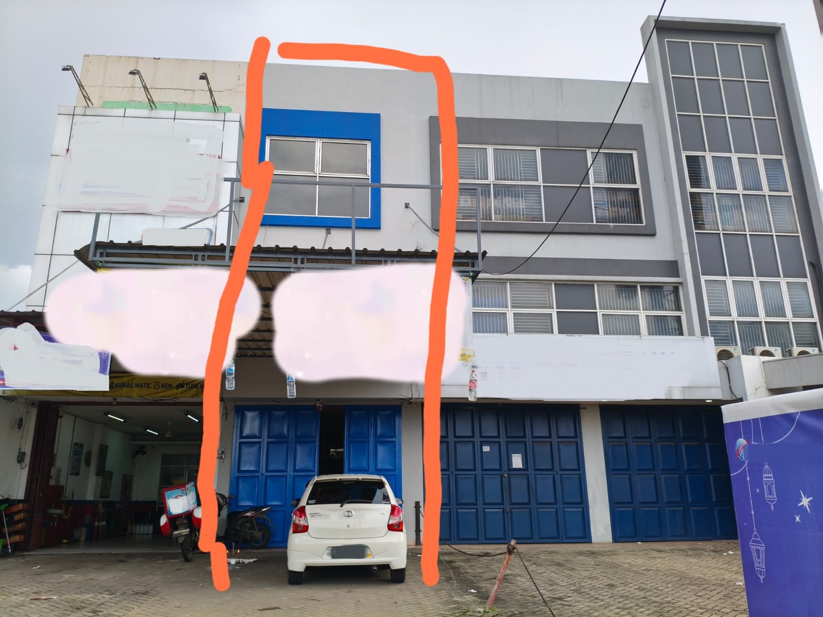 Jual ruko murah di jln. M.H.Thamrin, Panunggangan, Pinang, Kota