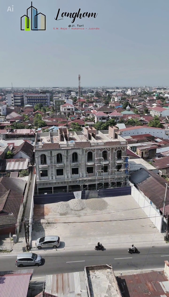 Jual Ruko Bisnis komplek Langham jln Turi - SM Raja - Juanda