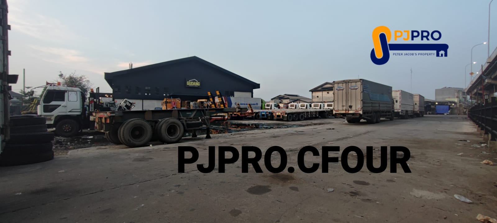 Dijual Gudang Siaphuni di Jalan Raya Bekasi Cakung Barat Jakarta