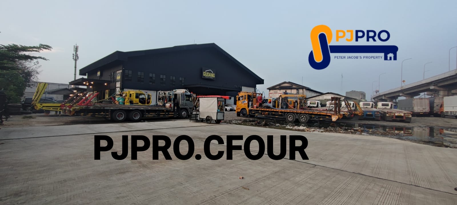 Dijual Gudang Siaphuni di Jalan Raya Bekasi Cakung Barat Jakarta