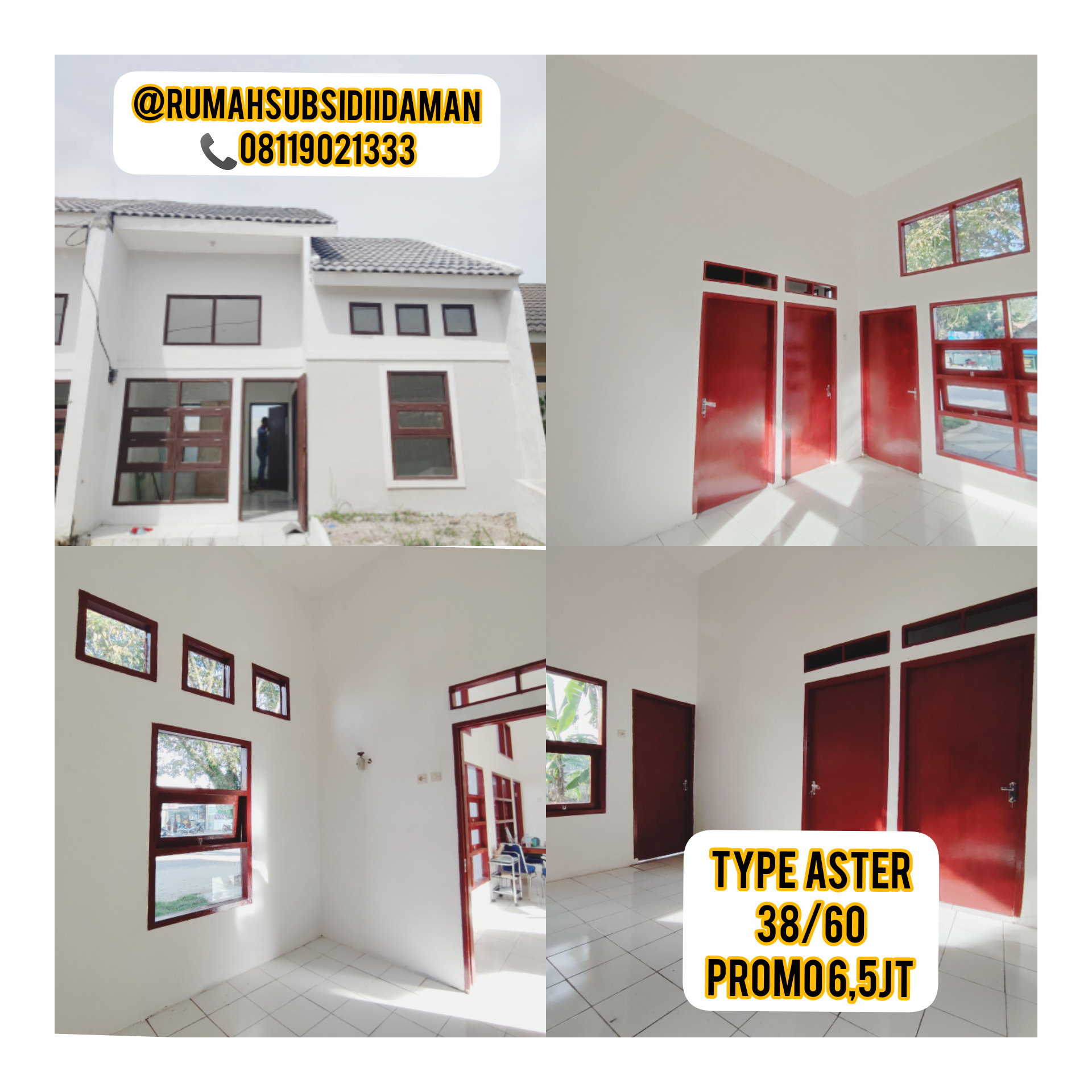 Rumah Subsidi Dekat Stasiun Tangerang Cicilan 1juta Flat