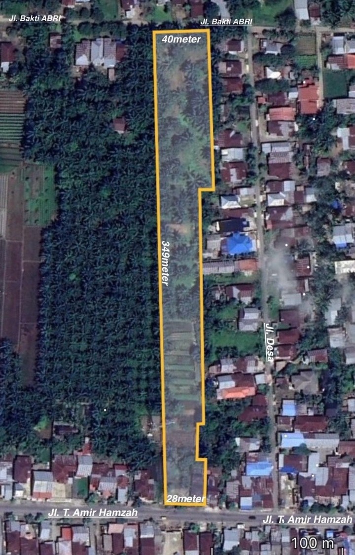 Jual Tanah Murah pinggir jalan di Langkat - Binjai - Sambirejo