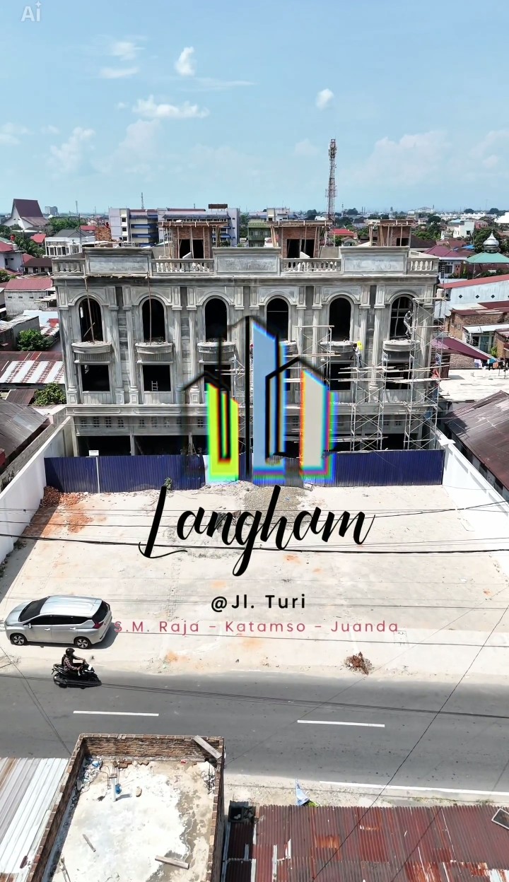Komplek Langham Jual Ruko kawasan bisnis jalan Turi - SM. Raja