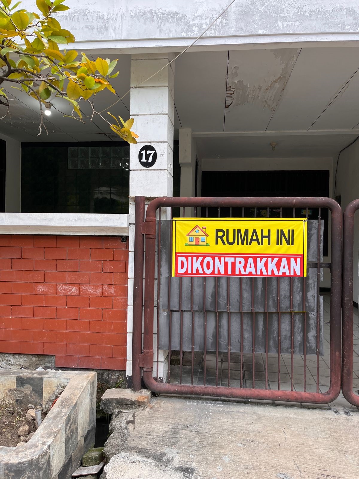 rumah disewakan wisma permai tengah surabaya