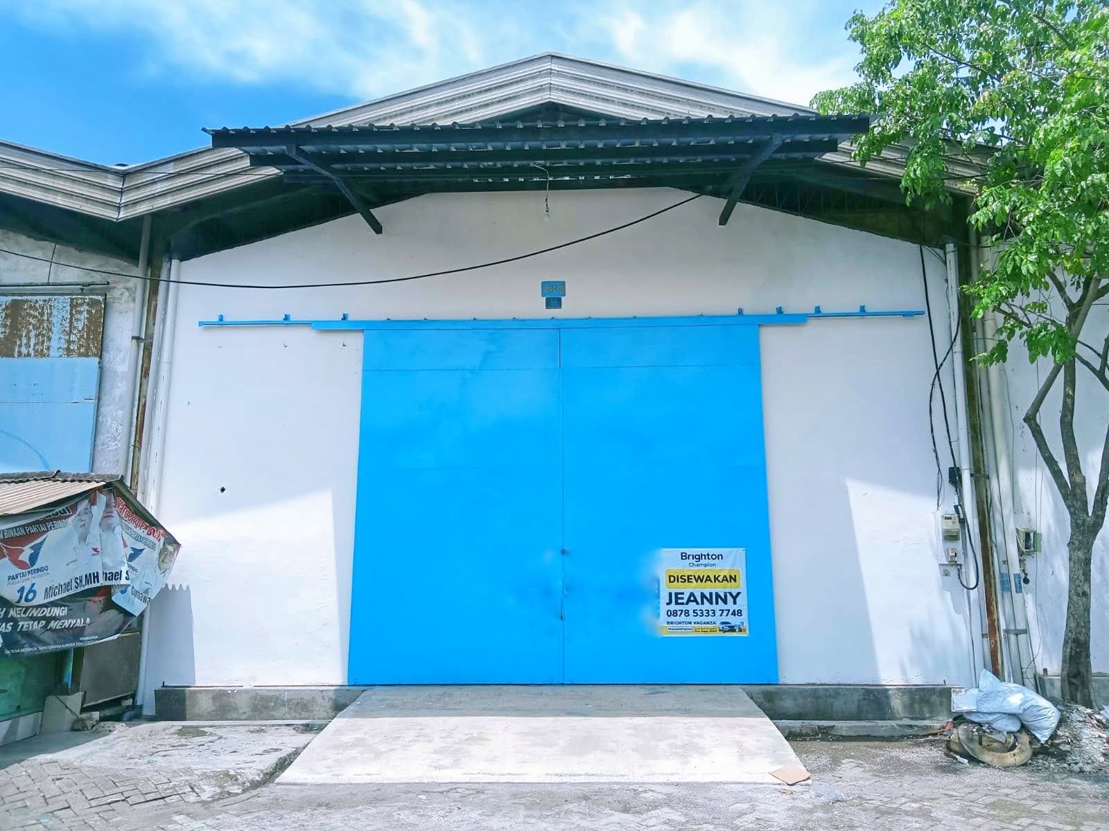 Disewakan GUDANG MARGOMULYO PERMAI Blok AB Lokasi Depan Surabaya