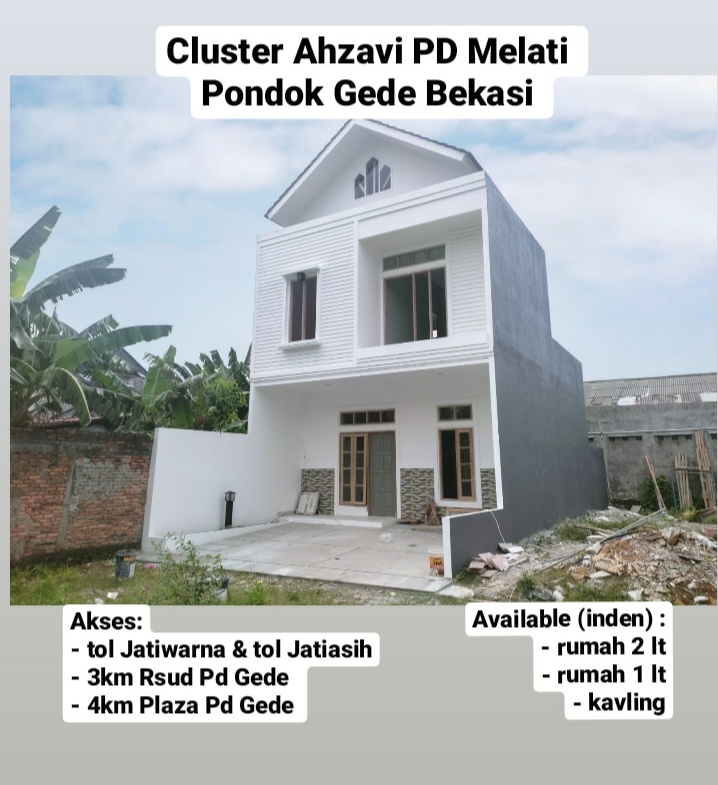 Cluster Ahzavi Residence Bekasi hunian syariah konsep Americ