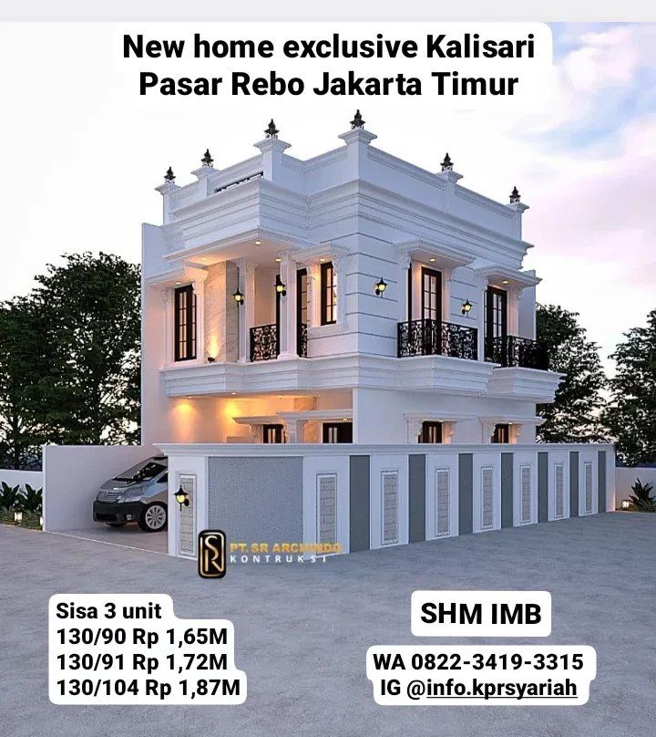Rumah baru exclusive Kalisari Pasar Rebo Jakarta Timur