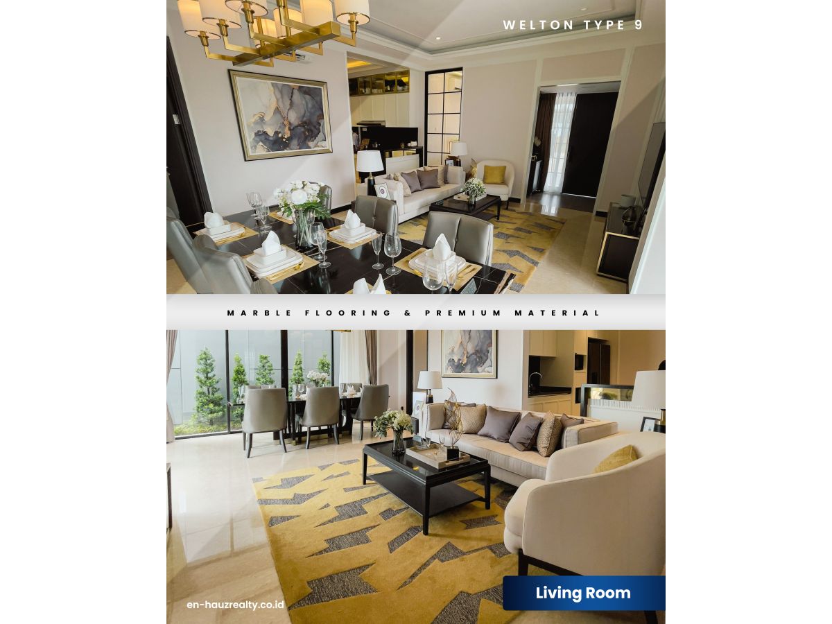 Hiera - Rumah Mewah Full Marmer di BSD City MD939