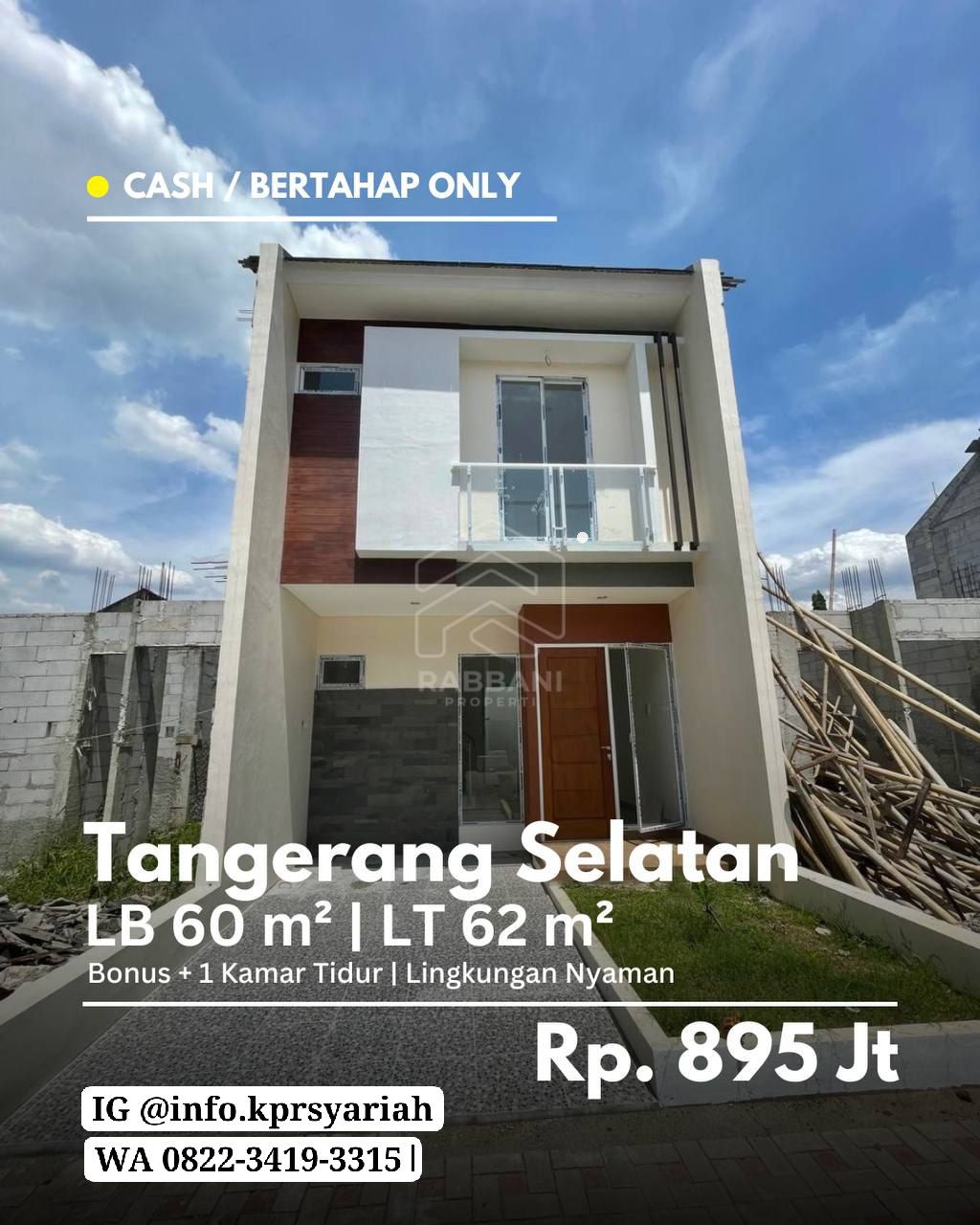 Rumah cluster Pamulang Tangerang Selatan punyanya artis ibukota