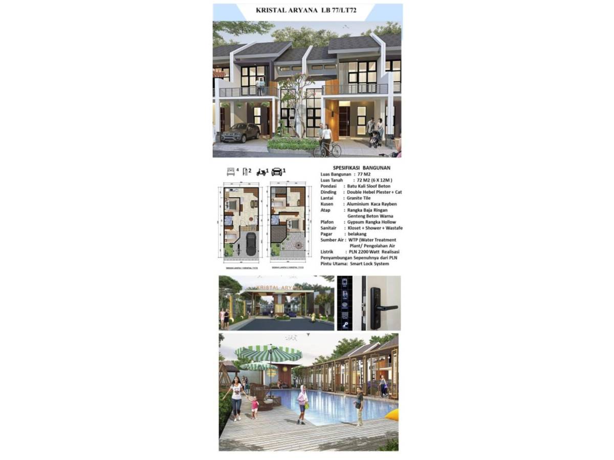 Cluster Kristal Aryana di Aryana Karawaci Tangerang MD953