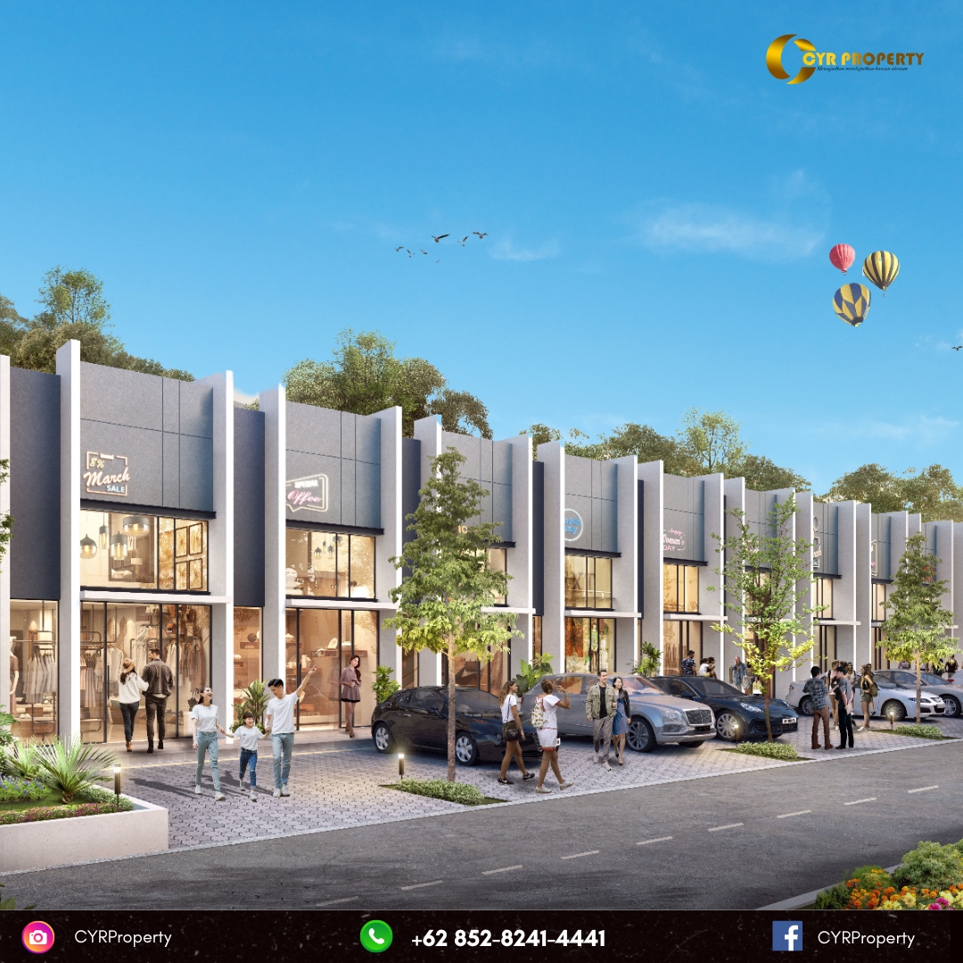 cyrproperty ruko 2 in 1 tempat tinggal dan usaha