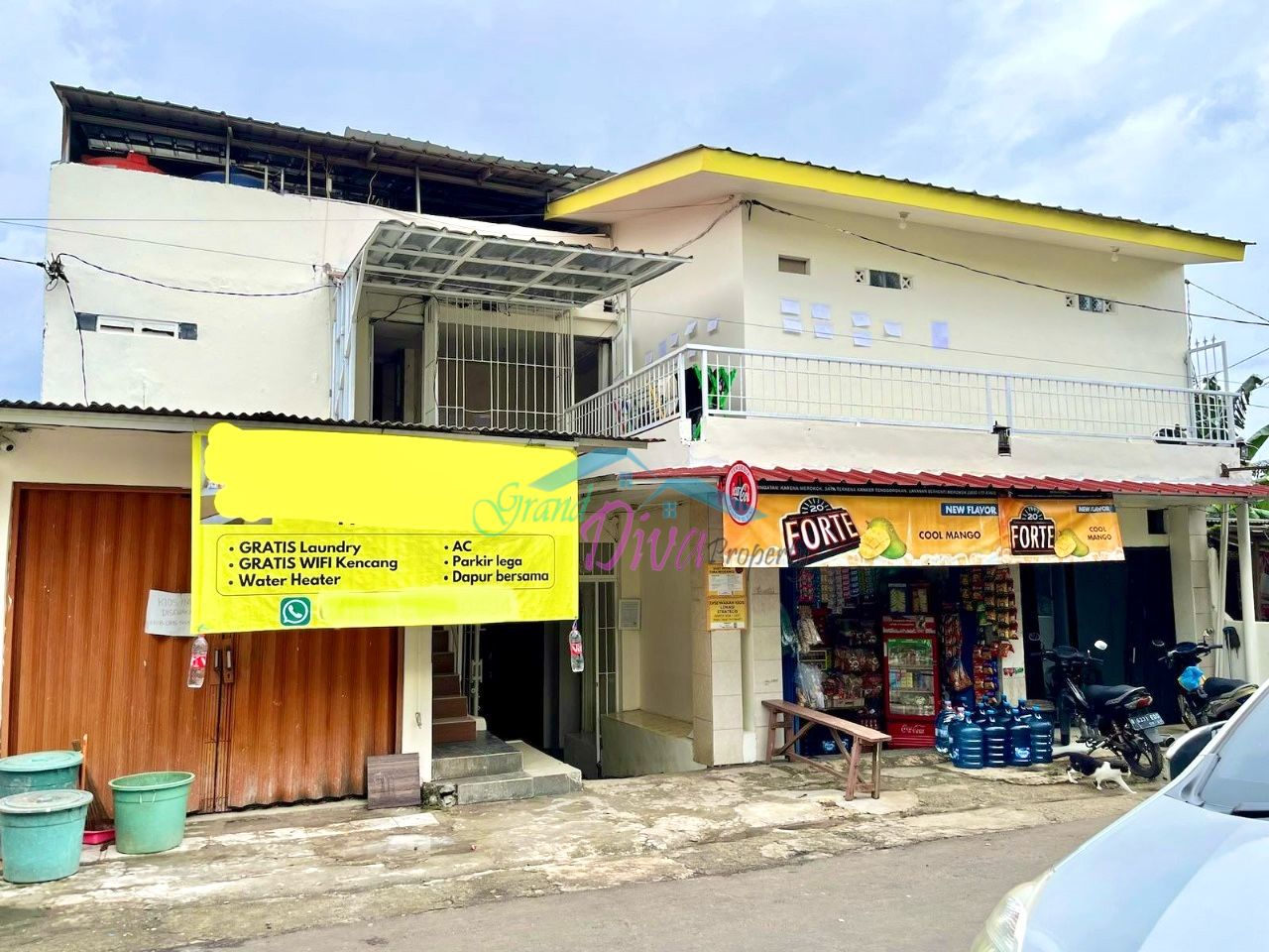 Dijual Cepat Rumah Kost + 3 Kios Di Beji Depok
