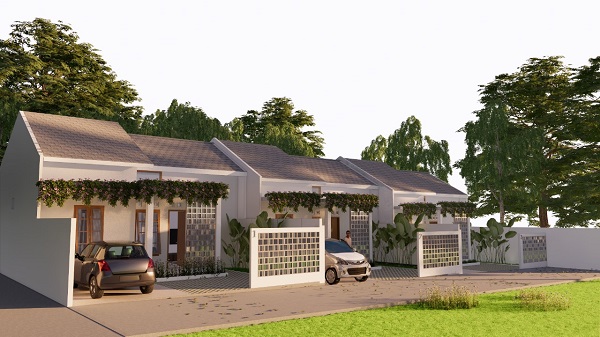 Cluster Murah dalam proses finishing di Bangun jiwo Bantul