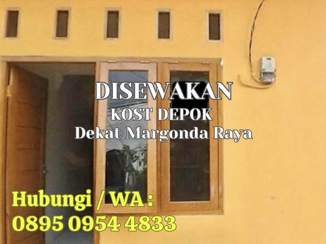 Disewakan Rumah Petakan/Kost Margonda Depok Strategis Siap Huni