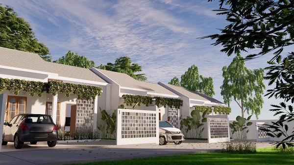 Cluster Murah dalam proses finishing di Bangun jiwo Bantul