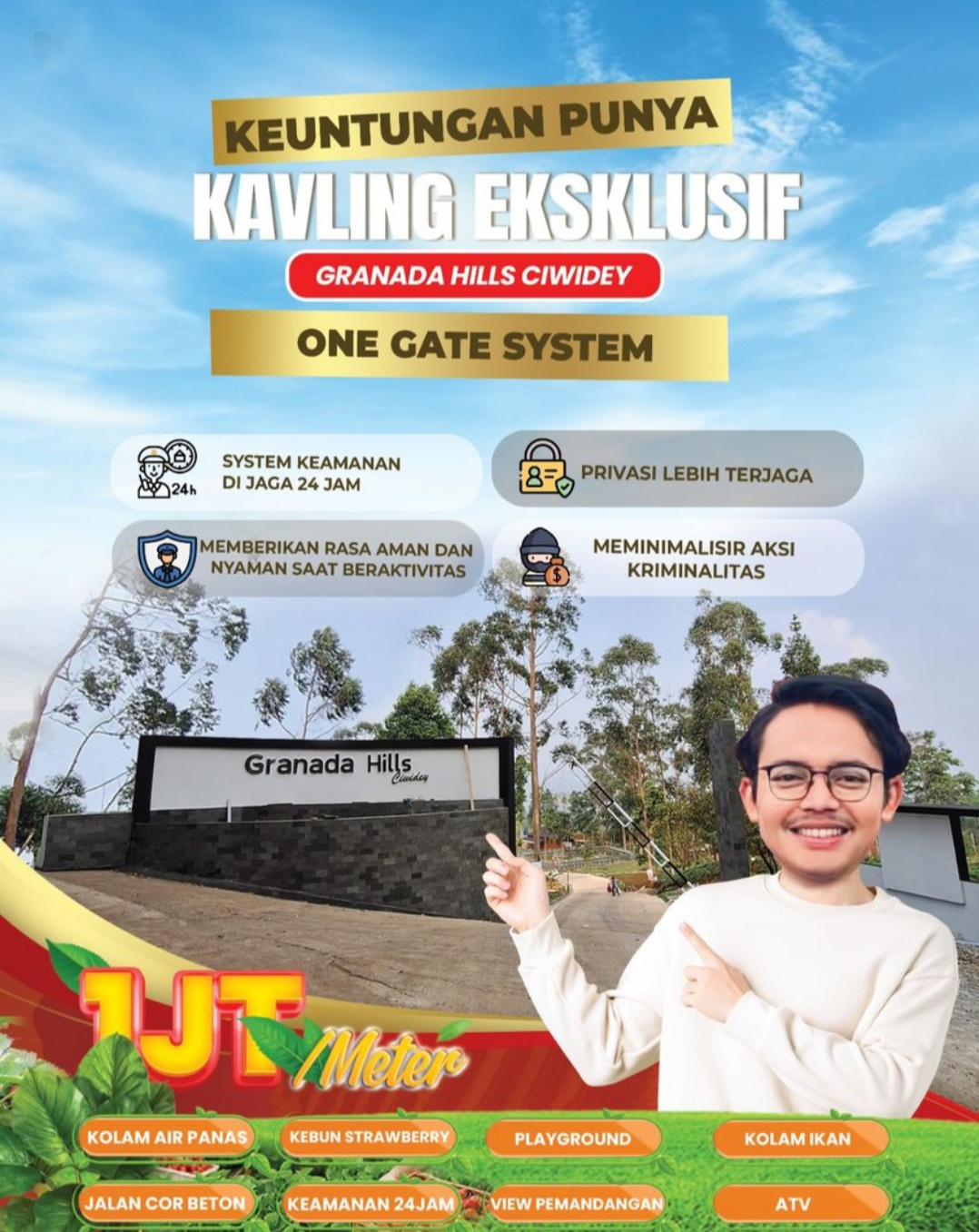 Kavling Kebun Strawbery di Jantung Wisata Ciwidey