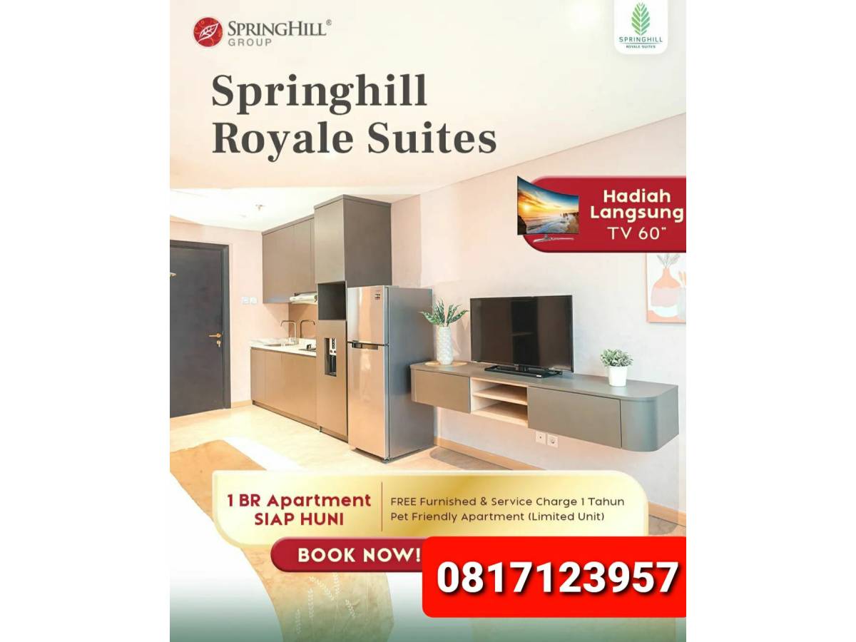 Apartemen Mewah di Jakarta, The Springhill Royal Suite MP418