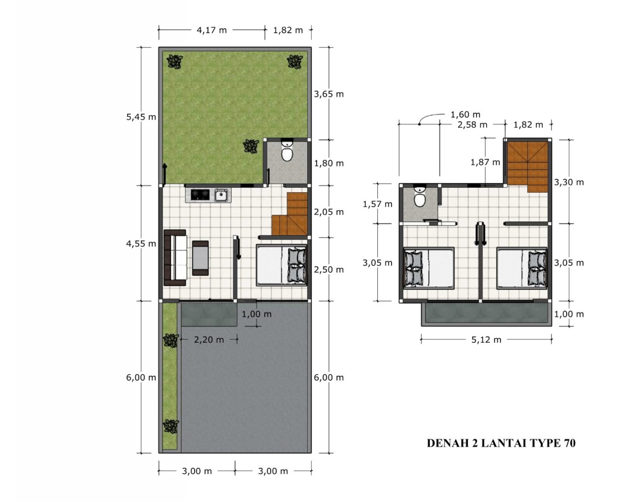 Wulu Putih Residence Lokasi Strategis Luas Tanah 70an Timur Cand