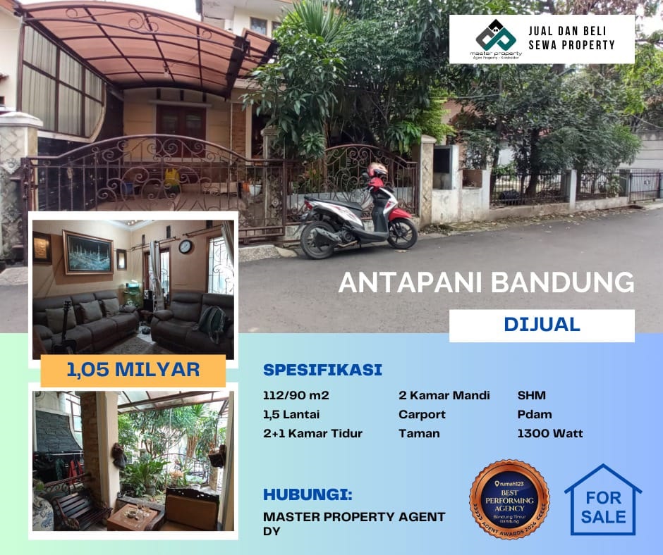 Dijual cepat rumah super strategis di Komplek Antapani Bandung