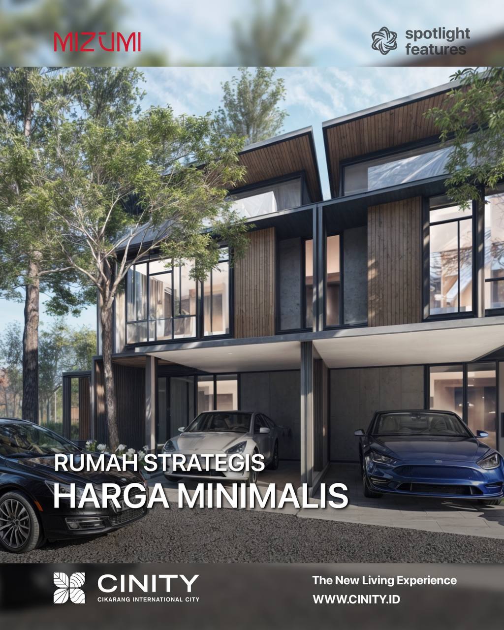 Rumah minimalis di Cinity Cikarang