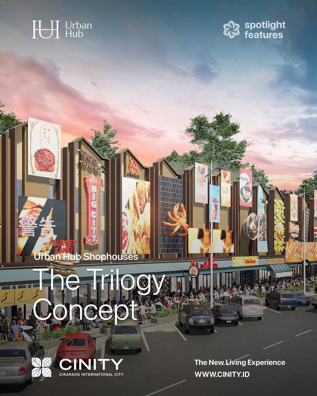 Ruko strategis pasti ramai