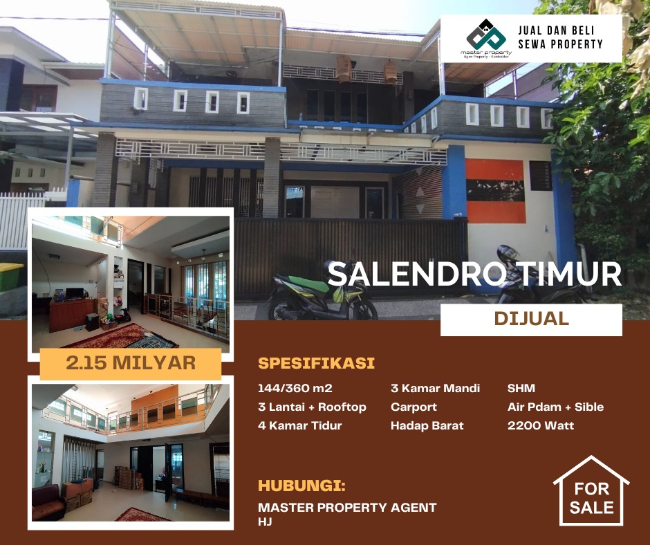 Dijual rumah 2 lantai di Salendro Gumuruh super strategis