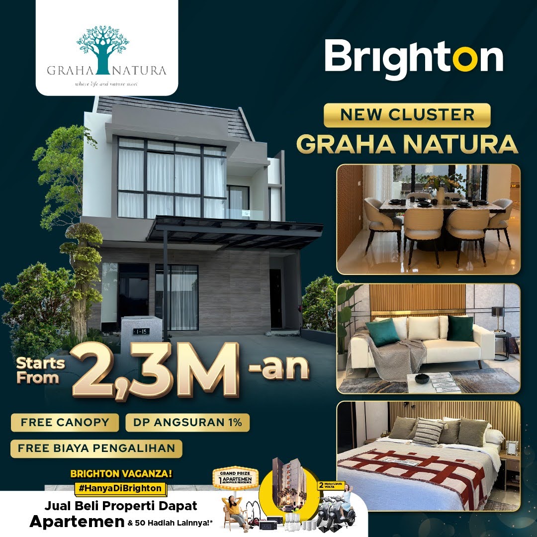 Perumahan Selangkah dari West Radial Road Graha Natura