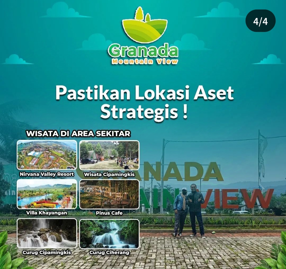 Bebas bangun Rumah atau Villa di Lokasi Strategis dekat wisata