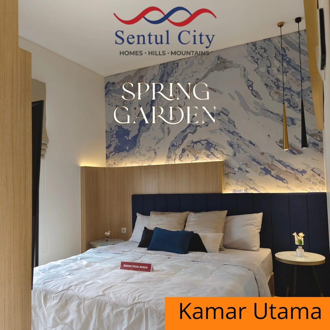 Spring Garden, Rumah View Gunung Pancar di Sentul City MD967