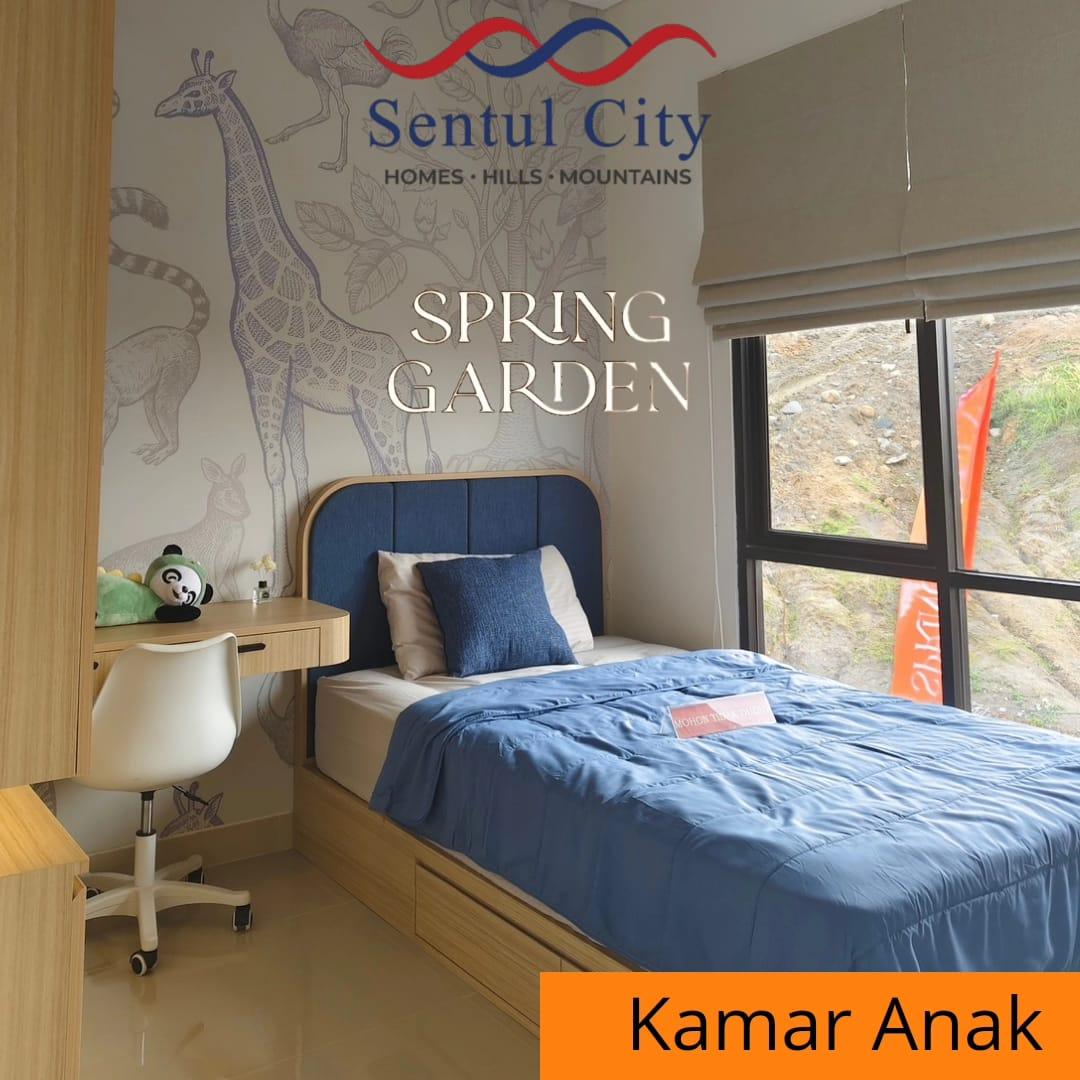 Spring Garden, Rumah View Gunung Pancar di Sentul City MD967
