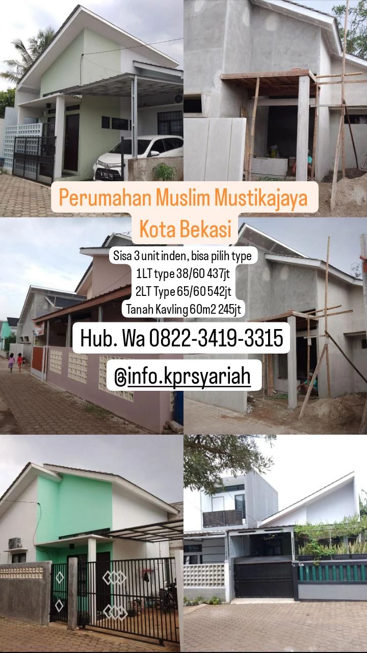 Perumahan Cluster strategis Padurenan Mustikajaya kota Bekasi