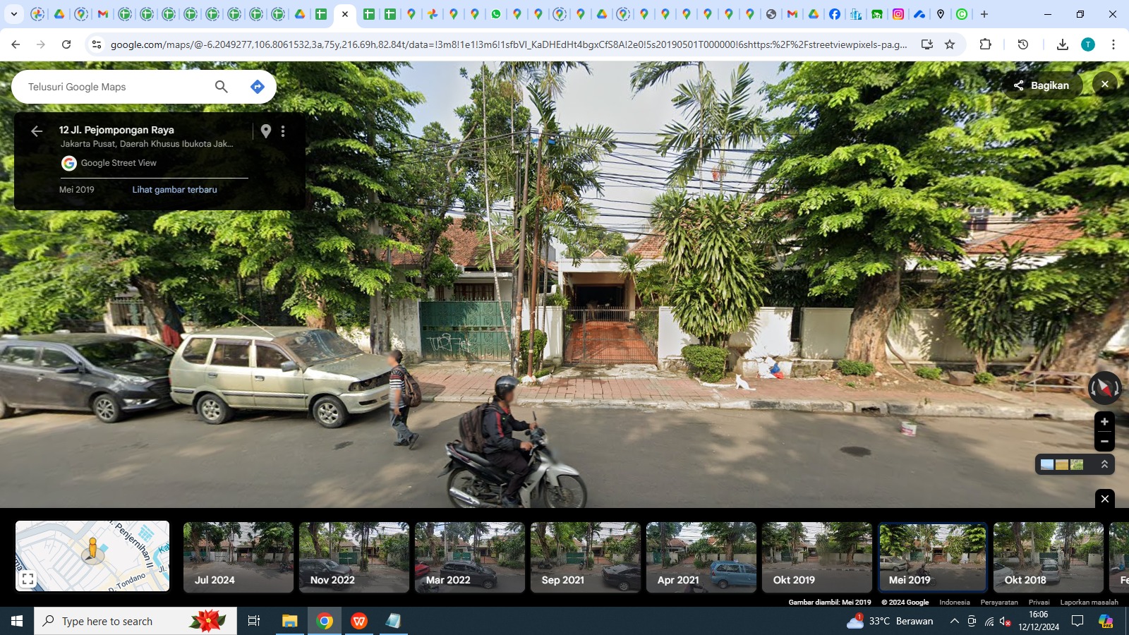 Dijual tanah komersil di Bendungan Hilir, Tanah Abang, Jakarta