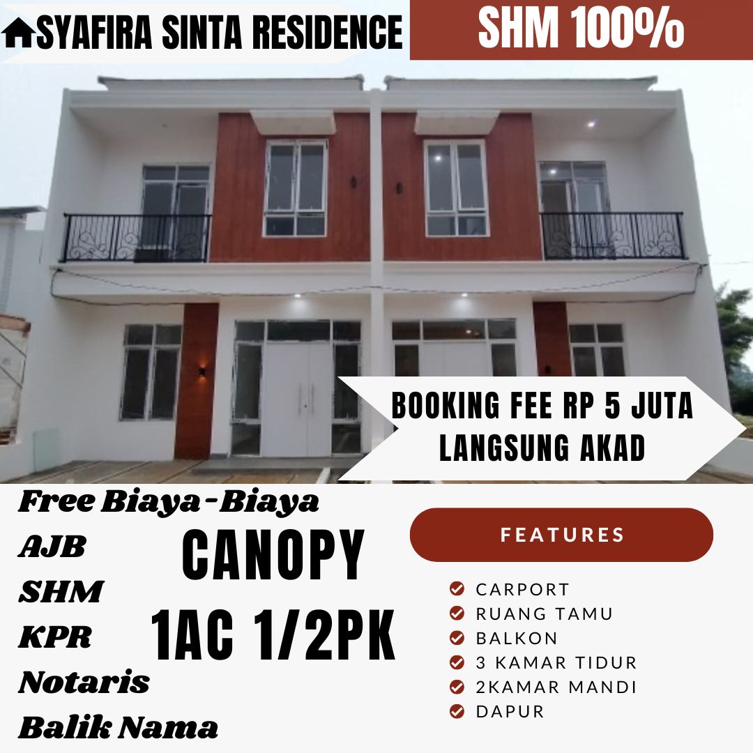 Rumah Kpr 2 Lantai Tanpa Dp 600 Meteran Mie Gacoan Puspitek