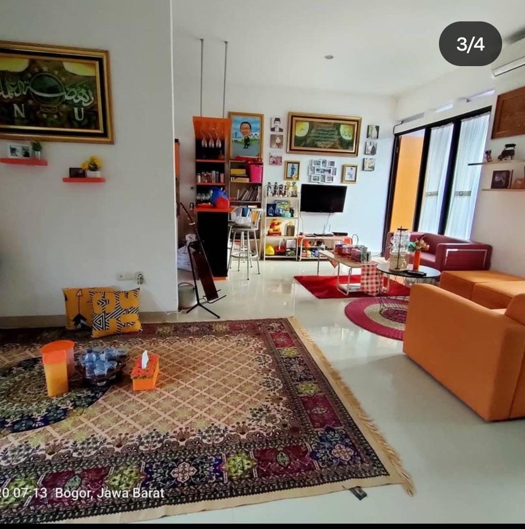 Dijual Rumah 2 Lantai dalam Perumahan di jalan Kebun Raya Bogor
