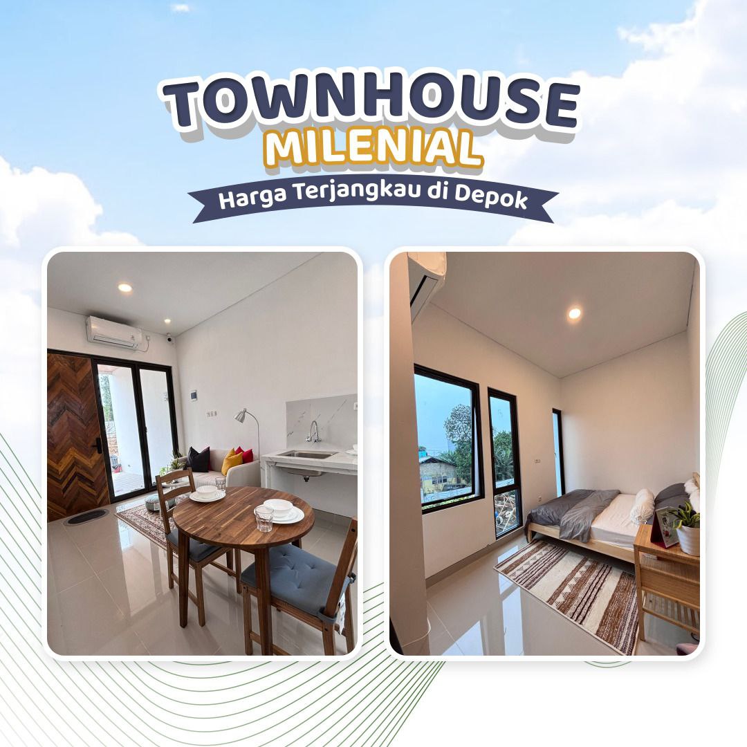 Dijual Rumah Ready 2 Lantai cuma 3 Menit ke Stasiun Depok Lama