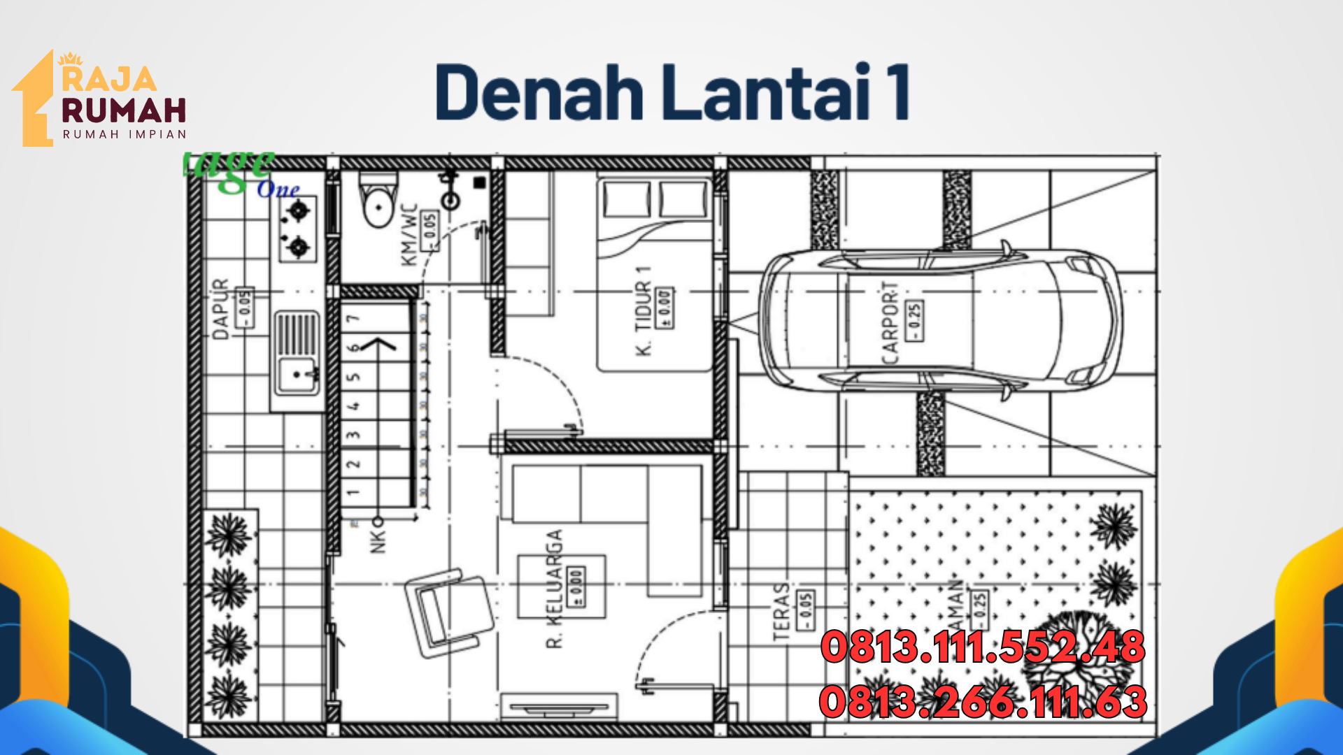 Rumah Cluster Serpong Village One Tangerang Selatan, Type 55/61