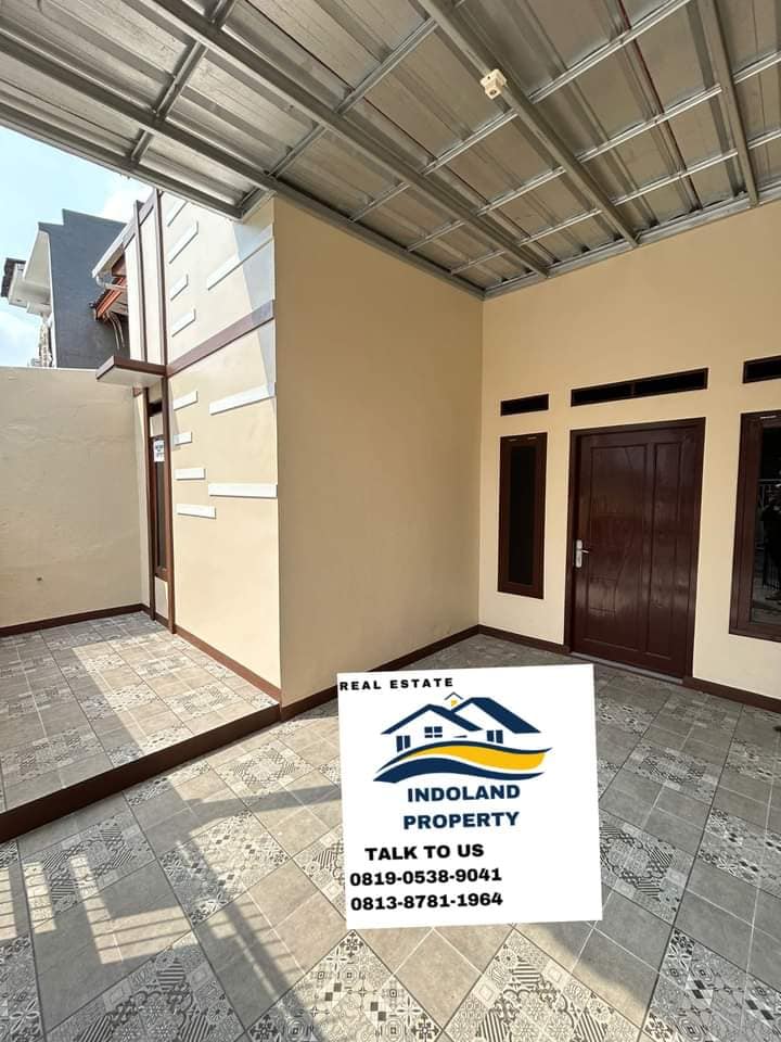 Rumah Modern 1 1/2 lantai mezanin di Harapan Indah